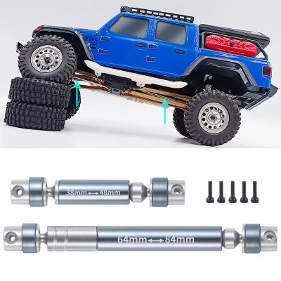SWX 38/64mm Drive Shaft Steel Center Driveshafts for 1/24 RC Crawler Car Axial SCX24 AXI00005 Upgrade Parts
