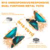 WATIEOBOO yoyo Responsive & Professional Unresponsive Yoyos - Beginners & Adults Pro Metal Trick Yo-yo with Yo Yo Bearing Kit, 10 Strings, Case & Gloves view 4