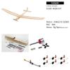 Dancing Wings Hobby Balsawood Electric Glider 2.5M Aion Kit to Build;Radio Control Balsa Laser Cut Airplane Un-Assembled for Adults (F2504) view 2