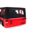 313mm Wheelbase Jeep Wrangler JK Rubicon Body for RC Crawler Car Shell 4 Door Hard Body Shell Kit Axial SCX10 90046 90047 RGT EX86100(red) view 2
