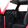 313mm Wheelbase Jeep Wrangler JK Rubicon Body for RC Crawler Car Shell 4 Door Hard Body Shell Kit Axial SCX10 90046 90047 RGT EX86100(red) view 4