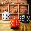 Ceenna 6 Pcs Jumbo Large Inflatable Dice 11.8 Inch Inflatable Giant Dice Blow up Red Black and White Giant Game Night Decorations for Indoor Outdoor Games Party Favor view 3