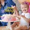 100Pcs Butterfly Cake Topper, Cupcake Topper, Cake Decorations, Cake Topper, Birthday Anniversary Decor, Party Decorations for Women Girls, Mixed Size (Pink Purple Gold) view 3