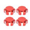 Aluminum 17mm Wheel Nut Thread 1.0mm Upgrades Parts for 1/7 1/8 Arrma 6S Outcast Raider Talion Typhon Limitless Mojave #AR310449 AR330360 4 pcs/Set(red) view 1