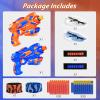Foam Blaster Toy Guns Set-Include 60 Refill Darts, Goggles, Wrist Straps and Masks-Hand Gun Toys Birthday Party Gifts for Boys Ages 4 5 6 7 8 9 10 11 12, Pack of 2 Toy Guns Set view 3