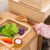Wooden Play Kitchen Dishes Montessori Tools Pretend Play Kitchen Dishes Set for Kids Toys Cutting Board Toddler Utensils Wooden Christmas Birthday Gift (Dishes & Cutting Set For 2) view 2