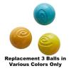 Replacement 3 Balls for Fisher-Price Laugh & Learn Smart Learning Home - FJP89 ~ Colors May Vary view 2