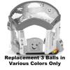 Replacement 3 Balls for Fisher-Price Laugh & Learn Smart Learning Home - FJP89 ~ Colors May Vary view 3