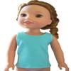 Color Choice Tank Top T-Shirt for Wellie Wisher Handmade SNAP Closure (Dark Mint) view 1