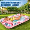 Premium Inflatable Tanning Pool Lounger Lake Flamingo Pool Float Floaties for Adults - Comfortable Design with Cup Holders and Headrest - Perfect for Beach Parties, Lake Lounging, and Tanning view 2