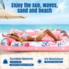 Premium Inflatable Tanning Pool Lounger Lake Flamingo Pool Float Floaties for Adults - Comfortable Design with Cup Holders and Headrest - Perfect for Beach Parties, Lake Lounging, and Tanning view 4