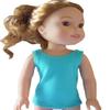 Color Choice Tank Top T-Shirt for Wellie Wisher Handmade SNAP Closure (Turquoise) view 1