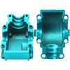2Pack ShareGoo Metal Differential Gearbox Housing Cover Compatible with WLtoys 144001 124019 124018 1/14 RC Car (Blue) view 4