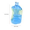 Mesh Beach Bag, Portable Mesh Drawstring Beach Backpack Summer Outdoor Sports Swimming Pool Shell Toy Storage Bag() view 2