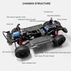 QIYHBVR 1/12 2.4Ghz Crawler RC Car, Full Scale Throttle/Steering,All Terrain Hobby 4WD Off Road Truck Vehicle Models RC Monster Vehicle Truck Crawler with LED Lights RTR for Adult 14+ view 3