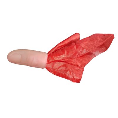 London Magic Works Thumb Tip and Silk Magic Trick (Standard Edition (1-Thumb/Silk))