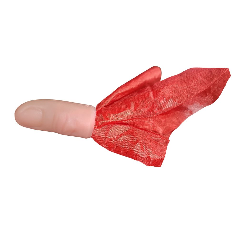 London Magic Works Thumb Tip and Silk Magic Trick (Standard Edition (1-Thumb/Silk))