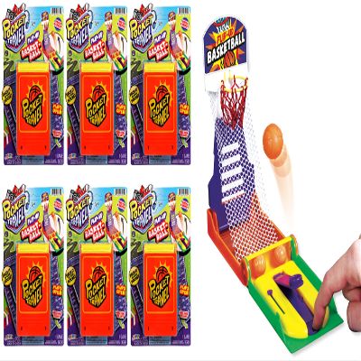 JA-RU Mini Finger Basketball Shooting Game (6 Pack) - Handheld Mini Basketball Game for Kids | Tabletop & Desktop Fidget Toys | Sports Easter Basket Stuffers & Party Favors. 3255-6s
