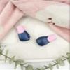 AQKILO Boxing Gloves Mini Finger Puppets, Knock Out Your Stress! Weird Stuff Random White Elephant Gifts, Blue - 2Pcs view 2