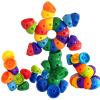 KUTOI Snap n Twist Building Toys - Wocky Blocks - 80 Piece STEM Snap Cubes for Preschool & Elementary School, Tactile Sensory Toys for Boys & Girls, Ages 3+ view 1