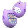 Silicone Case Compatible for Tamagotchi Pix, Protective Case Cover Shell for Virtual Pet Game Machine Carrying Sleeve Skin Protector Replacement (Case Only) (Blue) view 3