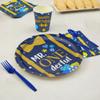 APOWBLS Mr Onederful First Birthday Decorations Tableware Boy, Baby Boy Onederful 1st Birthday Party Supplies, Paper Plate, Cup, Napkin, Tablecloth, Cutlery | Serves 24 view 4