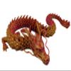 3D Printed Dragon - Customizable, Made to Order Articulated Fidget Mythical Dragon Toy, Gift (M, Dual Color Shiny Pink/Gold) view 1