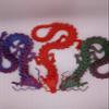 3D Printed Dragon - Customizable, Made to Order Articulated Fidget Mythical Dragon Toy, Gift (M, Dual Color Shiny Pink/Gold) view 3