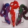 3D Printed Dragon - Customizable, Made to Order Articulated Fidget Mythical Dragon Toy, Gift (M, Dual Color Shiny Pink/Gold) view 4