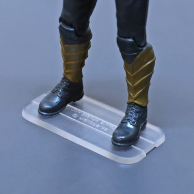 28PCS Action Figure Stand 6" Display Bases with Peg Clear Holder Accessories Compatible with Mavel Legends Series/GiJeo Classified Series/D C/Mo tu Models 1/12 Figures Square