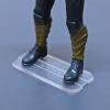 28PCS Action Figure Stand 6" Display Bases with Peg Clear Holder Accessories Compatible with Mavel Legends Series/GiJeo Classified Series/D C/Mo tu Models 1/12 Figures Square view 1