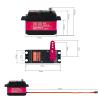 RCmall DS5180 80KG 7.4V Digital Servo, Full Metal Gear Robotic Servo IP66 Waterproof with 18T Servo Arm for 1/5 Scale RC Crawler (180 Degree) view 3