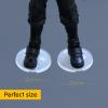 FIGURESLAB 6inch Action Figure Display Stand with Peg, Clear Figuras Toy Organizer Support Stands Base Holder Accessories, Round, 28Pack view 3