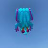 HFLY Kite Soft Inflatable Large 8 SQ.M. Frog Kite for Adults Nylon Blue Tree Frog Animal Show Kite view 2