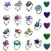 LiHan1028 15pcs Adjustable Mixed Mood Rings for Mixed Color Changing Mood Rings for Festival Birthday Christmas Costume Props Halloween Party Favors view 1