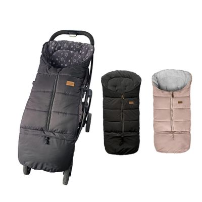 0-5T Length Ajustable Waterproof Stroller Winter Cover for All Stroller, XL Stroller Bunting Bag, Outdoor Tour Winter Stroller Sleeping Bag Infant to Toddler to Pre School