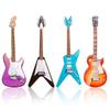 4 Pcs Miniature Guitar Miniature Bass Model 1:12 Mini Musical Instrument for Mini Music Room Home Decoration view 1