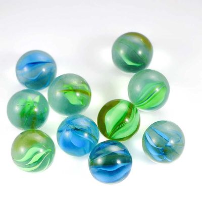 10/20pcs Colorful Glass Marbles,Machine Beads Pat Toys for Marble Games,DIY and Home Decoration(10pcs Random Colors)