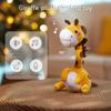 TUMAMA Dancing Talking Giraffe Toys, Mimicking Twisting Electronic Soft Plush Giraffe Toy with Record & Repeating What You Say, Singing Interactive Baby Toy for Toddler Boys Girls Gifts view 2