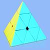 3X3 Pyramid Speed Cube Brain Teasers 3X3X3 Triangle Puzzle Magic Cube Brain Teaser Puzzle Toy Stickerless Cube Games Toys Vivid Color view 1