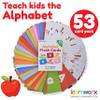Alphabet Flash Cards for Toddlers | Award-Winning | 52 ABC Flashcards for Baby & Kids|ABC Cards Kindergarten | Large Upper and Lower Case | Large A-Z Learning Letter Animal Flashcard for Ages 1,2,3&4 view 2