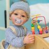 TERABITHIA 22 Inches Rooted Blond Curly Hair Lifelike Reborn Baby Doll Crafted in Vinyl Full Body Anatomically Correct Newborn Realistic Smiling Toddler Boy Dolls with Teeth Look Real view 4