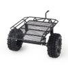 RC Car Truck Hauler Metal Hitch Mount Trailer for 1/10 RC Crawler Axial SCX10 90046 TRX4 Tamiya CC01 RC4WD D90 D110 TF2 view 1