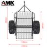 RC Car Truck Hauler Metal Hitch Mount Trailer for 1/10 RC Crawler Axial SCX10 90046 TRX4 Tamiya CC01 RC4WD D90 D110 TF2 view 4