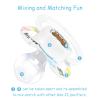 LittleForBig Bigshield Generation-II Adult Sized Pacifier Astro White Teddy Pattern view 3