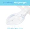 LittleForBig Bigshield Generation-II Adult Sized Pacifier Astro White Teddy Pattern view 4