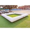 GZYSINFLA Inflatable Bumper Car Racing Track for Kids - 13x3FT Go Kart Race Pipe (White, Without Bottom, Inside Perimeter 11x11FT) view 1