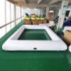 GZYSINFLA Inflatable Bumper Car Racing Track for Kids - 13x3FT Go Kart Race Pipe (White, Without Bottom, Inside Perimeter 11x11FT) view 3