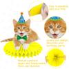 11Pcs Baby Cat Honeycomb Centerpieces Pet Cat Themed Birthday Party Decorations Cat Party Centerpieces for Tables Kitten Birthday Party Decorations for Kids Baby Shower Birthday Party Supplies view 3