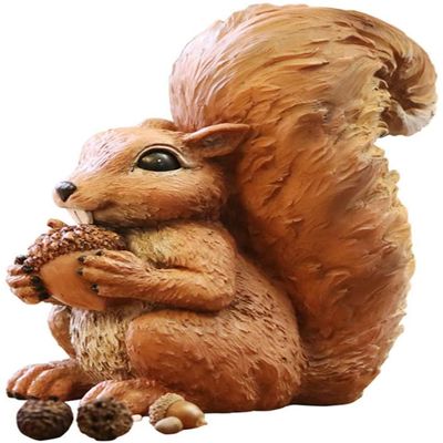 Bsetain Piggy Bank Gift Saving Coins Creative Piggy Bank Squirrel-Shaped Statue Indoor and Outdoor Statues Birthday Gifts for Boys and Girls
